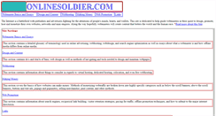 Desktop Screenshot of onlinesoldier.com