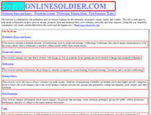 Tablet Screenshot of onlinesoldier.com